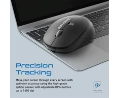 PROMATE TRACKER MaxComfort® Ergonomic Belaidė pelė