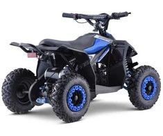 Ramiz Quad Highper Baterija Mėlyna 35km/h + 1000W variklis be šepetėlių + pripučiami ratai + sėdynės reguliavimas