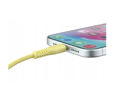Qualo QKN-CL-05 laidas USB-C - Lightning 12W / 1.5m / geltonas