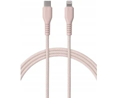 Qualo QKN-CL-16 Cable USB-C - Lightning 12W / 1.5m / pink