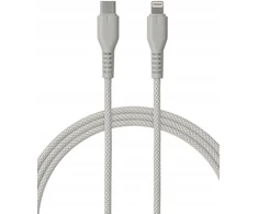 Qualo QKN-CL-18 Cable USB-C - Lightning 12W / 1.5m / pilka
