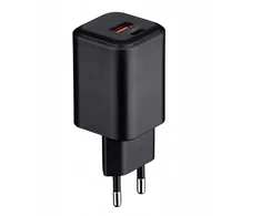 Qualo QLSN-CA-45-01 Nano PD Network Charger Adapteris USB-C / USB-A / 45W