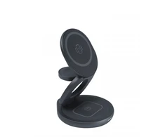 Qualo QMLI-24-18 MagSafe Wireless Charger Station 3in1 24W