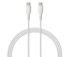 Qualo QRC-CC-00 Cable USB-C – USB-C / 1.5m / 60W / baltas