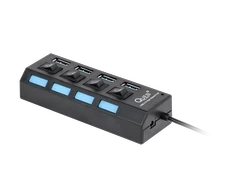 HUB USB 3.0 4 prievadų Rebel