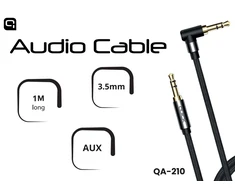 Usorteret Quick QA-210 AUX 3,5 mm garso kabelis 1m