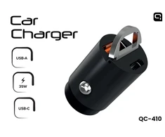 Įkroviklis Quick QC-410 1x USB-A 1x USB-C (4752168145012)