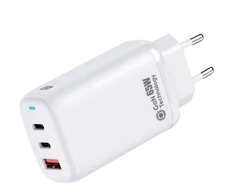 Quick Greitas QG-311 GaN įkroviklis 2x USB-C / USB 65W