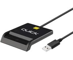 Quick Greitas QR-510 išmaniojo asmens tapatybės kortelių skaitytuvas su USB