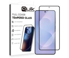 Toti „Quik Accessories“ visiškai padengiantis grūdintas stiklas, skirtas „Samsung Galaxy S25 Edge“.