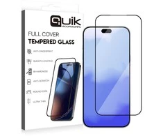 Toti „Quik Accessories“ visiškai padengiantis grūdintas stiklas, skirtas „Apple iPhone 17 Pro“
