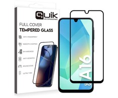 „Quik Accessories“ visiškai padengiantis grūdintas stiklas, skirtas „Samsung Galaxy A16“