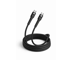 Quik Accessories QK-1011 Soft Silicone 60W Charging &amp; Data Cable USB-C to USB-C 1m
