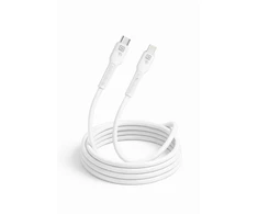 Quik Accessories QK-1022 Soft Silicone 27W Charging &amp; Data Cable USB-C to Lightning 1m