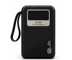 Quik Aksesuarai QP-862 Nešiojamas dirželis su išorine baterija 20 000 mAh / 22,5 W