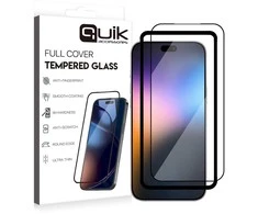 Quik Priedai Pilnai Uždengiantis Grūdintas Stiklas Apple iPhone 17 Pro Max