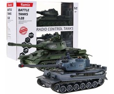 DWM Nuotolinio valdymo tankas Tiger Vs T-34 1:28