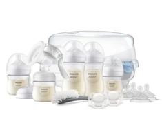 Philips Avent Natural Response žindymo rinkinys su rankiniu pientraukiu ir sterilizatoriumi