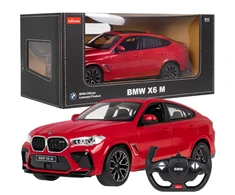 Car R/C BMW X6 M 1:14 RASTAR Raudona
