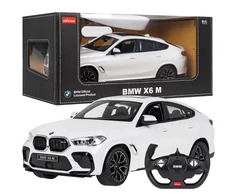 Car R/C BMW X6 M 1:14 RASTAR Baltas