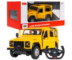 R/C car Land Rover Defender 1:14 RASTAR Geltona