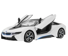 BMW i8 balta RASTAR modelis 1:14 Zdalnie sterowane auto + pilot 2,4 GHz