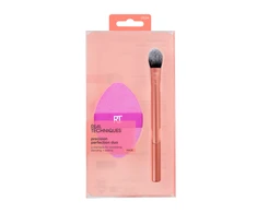 Set Real Techniques: Miracle Makeup Sponge Rožinė + Miracle Makeup Sponge Oranžinis + Real Techniques Eyeshadow 242