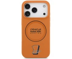 Red Bull Raudona Bull Raudona Bull Silicone Mėlyna Ring MagSafe dėklas skirtas Apple iPhone 17 Pro oranžinės spalvos