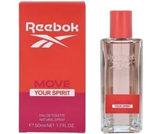 Reebok Move Your Spirit EDT tualetinis vanduo moterims, 50 ml