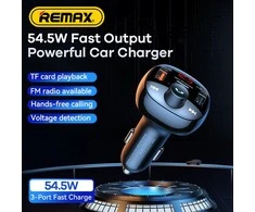 Automobilinis įkroviklis USB-C, 2x USB Remax RCC331, 54.5 W (juodas)