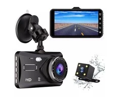 RoGer 2in1 DVR3 automobilio vaizdo įrašymo įrenginys ir galinio vaizdo kamera / Full HD / 170' / G-sensorius / LCD 4''