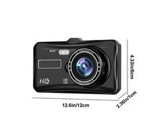 RoGer 2in1 DVR3 automobilio vaizdo įrašymo įrenginys ir galinio vaizdo kamera / Full HD / 170' / G-sensorius / LCD 4''