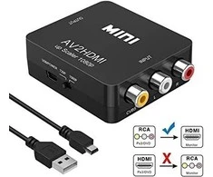 „RoGer“ adapteris, skirtas RCA signalo perdavimui į HDMI (+garsas)