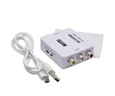 „RoGer“ adapteris RCA į HDMI signalo perdavimui (+garsas) Baltas