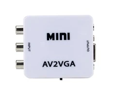 „RoGer“ adapteris RCA į VGA signalo perdavimui (+garsas) Baltas