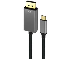 „RoGer“ USB-C–DisplayPort kabelis, 4K@60Hz / 1,8 m