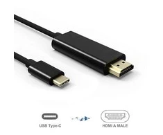 „RoGer“ USB-C–HDMI kabelis 4K@30Hz / 1,8 m