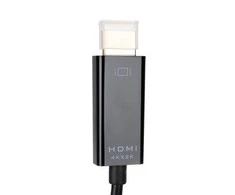 „RoGer DisplayPort“ į HDMI kabelis / 4K x 2K / 1,8M / Juodas