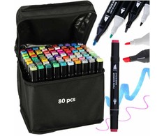 RoGer Double-sided alcohol markers 80pcs.