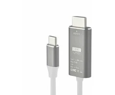 RoGer FT-H05 USB-C į HDMI UltraHD 4K@30Hz kabelis 2m / baltas