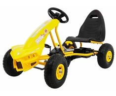 Joko Minamas kartingas GoKart Chamiopn geltonos spalvos