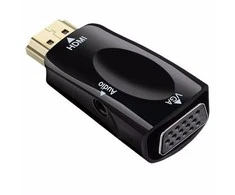 RoGer HDMI to VGA (+Audio) Converter juodas