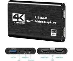 „RoGer“ HDMI vaizdo įrašymo kortelė 4K@60FPS / USB 3.0 / HDCP 2.2