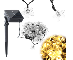 RoGer LED Garland for garden with solar battery 7m / 50LED