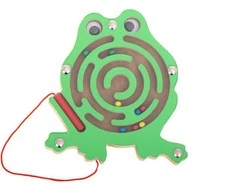 Roger RoGer Magnetic Ball Labyrinth with LED sound Frog Žalias