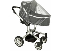 Kikkaboo Elastinis tinklelis nuo uodų 140 cm pilkos spalvos