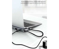 „Roger MST 12in1“ USB-C prijungimo stotelė / replikatorius (RO-DOCK12IN1PD)