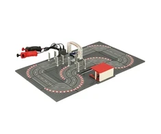 RoGer Police car racing track 64x38cm