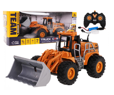 Roger RoGer R/C nuotolinio valdymo Buldozers automobilis su šviesos ir dūmų efektais