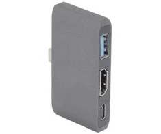 „Roger 3in1“ USB-C stotelė / replikatorius (RO-AD2)